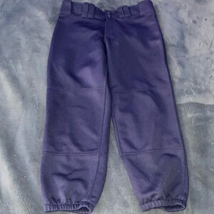 Navy Mizuno long softball pants